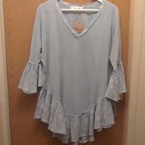 Raw Edge Distressed Top